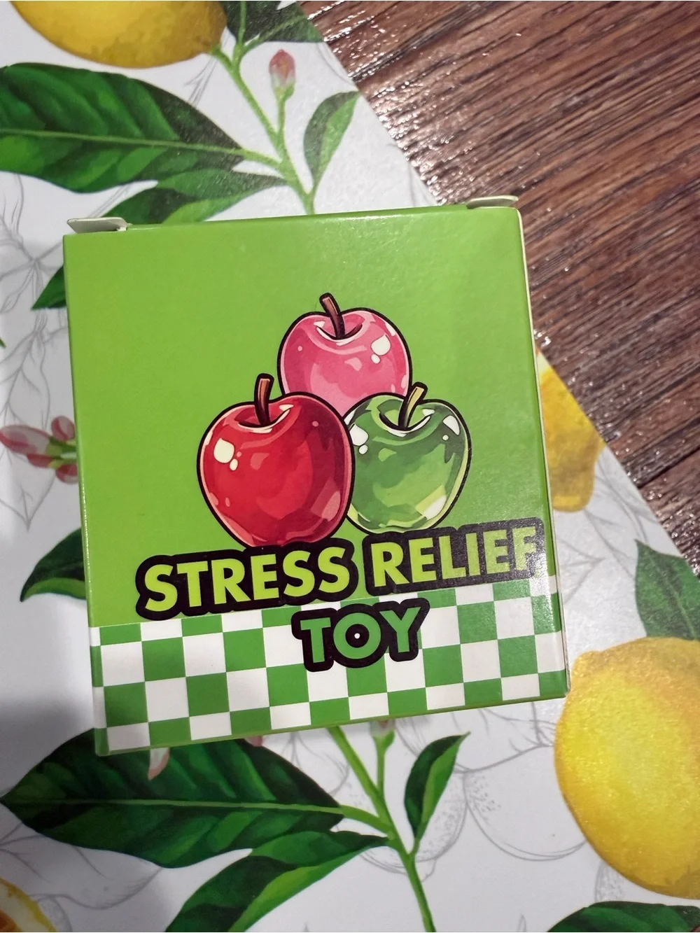 Squishy Apple Stress Ball Toy - Green